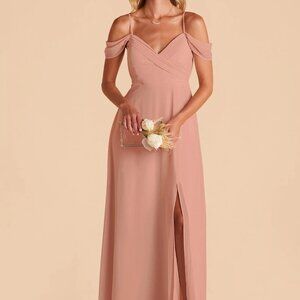 Size XS BIRDY GREY Chiffon Dusty Rose Bridesmaid Dress